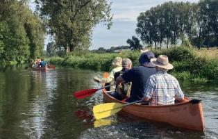 Paddeln auf der Niers Paddeln auf der Niers
